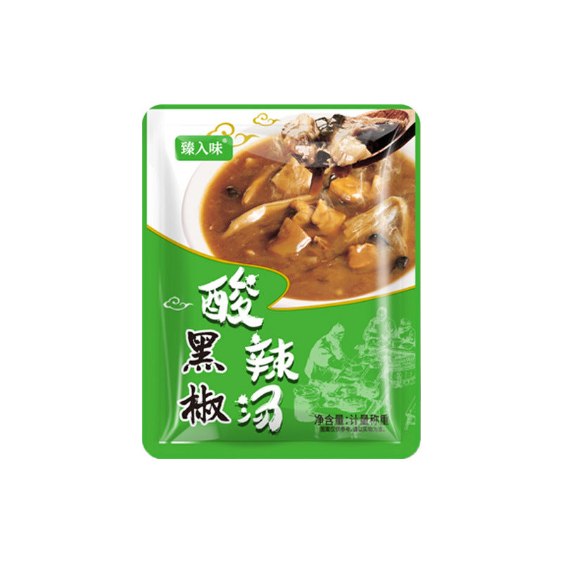黑椒酸辣汤餐饮户外早餐小吃摊胡辣汤调料包家用袋装黑椒酸辣汤