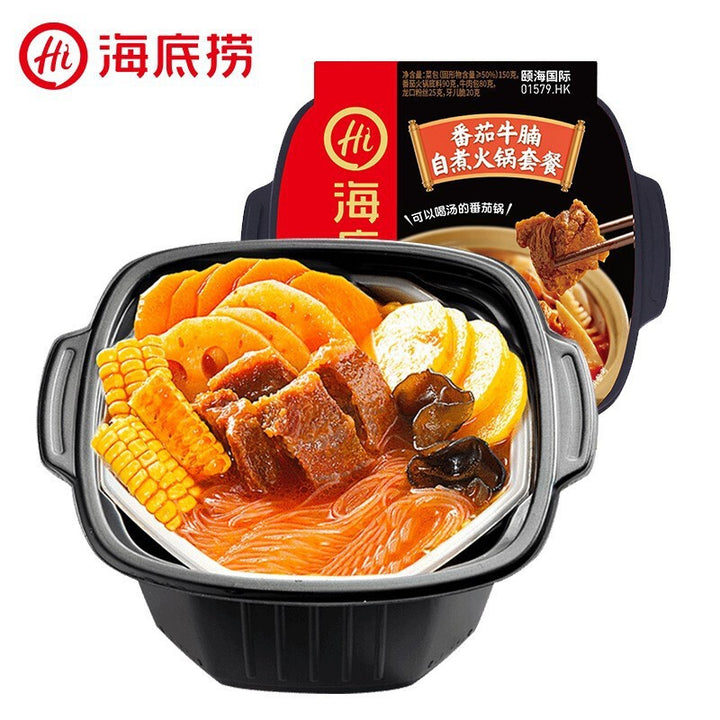 Moxian Self-Heating Hot Pot and Spicy Soup - Convenient and easy-to-prepare instant meal, perfect for enjoying at home or on the go.  Includes portable self-heating rice.