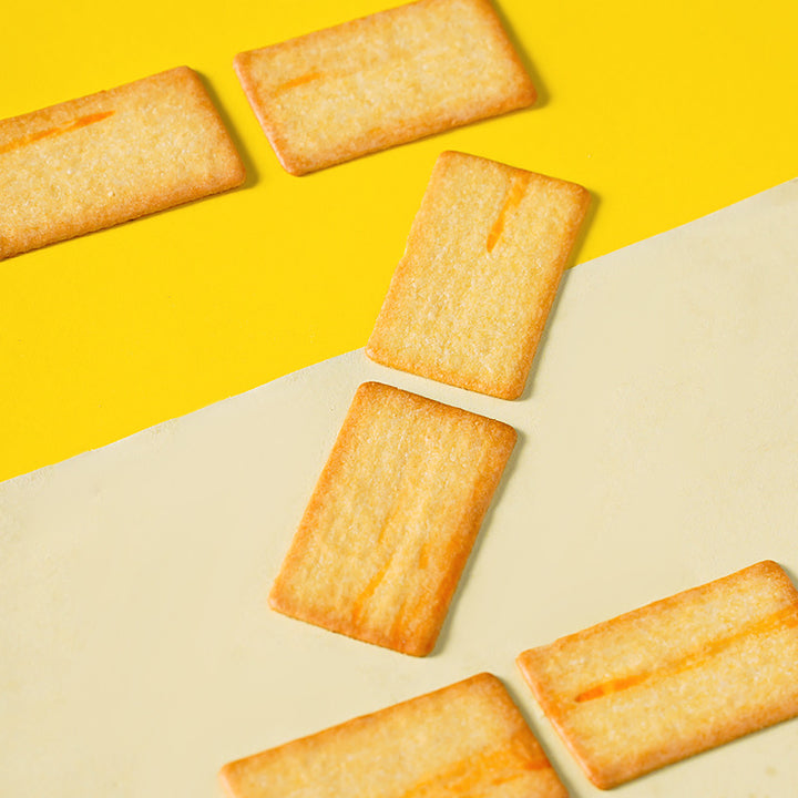 Direct Ship Rock-Baked Cheese Crispy Biscuits | Japanese-Style Thin Crisps | Office Snack