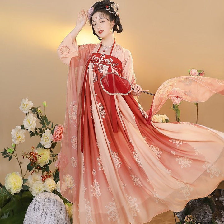New original adult Hanfu female [Dream Chang'an] Qixi skirt ancient costume Chinese style cabbage spring and summer style daily