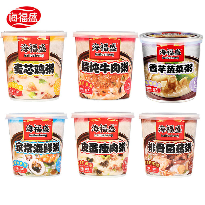 Haifusheng Instant Porridge Cups – Freeze-Dried Convenience