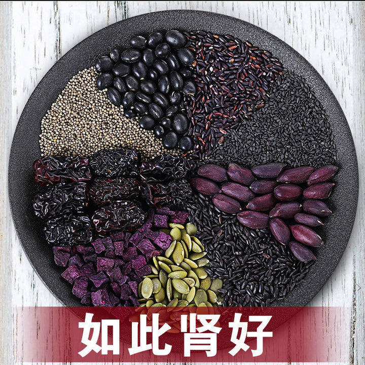 九谷五黑粥乌发五谷杂粮杂粮粥黑米黑芝麻黑豆粗粮批发营养八宝粥