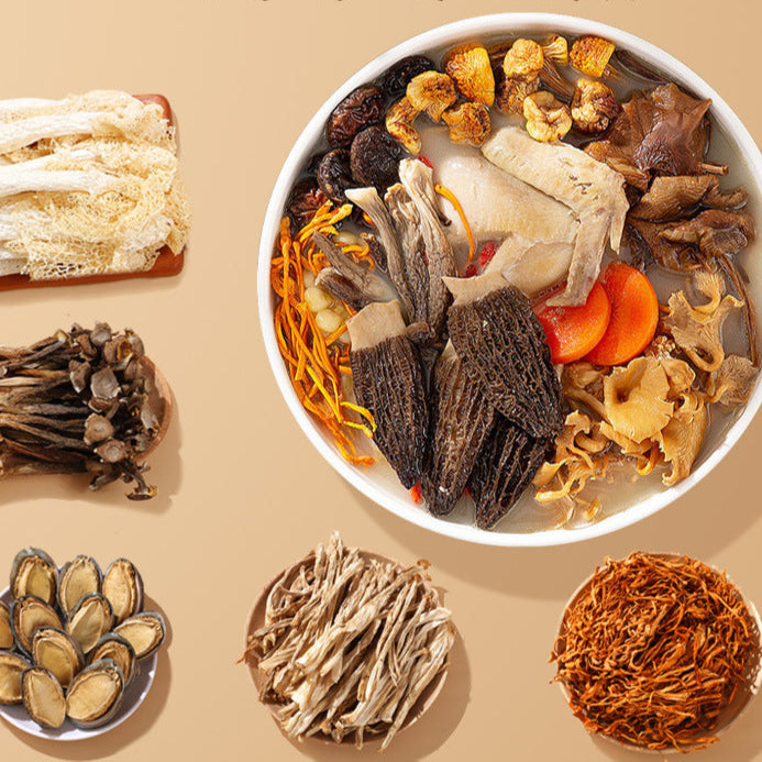 Mountain treasures, mushroom gift boxes, dry goods, agricultural products, native products, mushroom tonics, seafood, abalone, Yunnan specialties