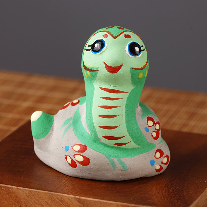 Fengxiang Clay Figurines – Hand-Painted Zodiac Sculptures (Traditional Folk Art)