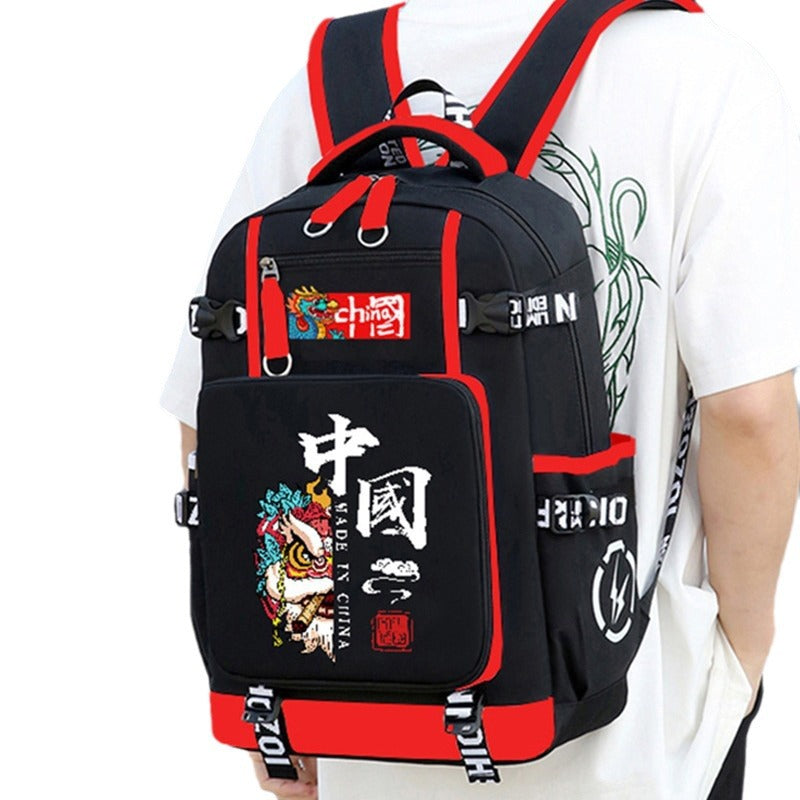 [Free Blind Box Pen] New Dragon Year Chinese Style Backpack – Trendy S ...