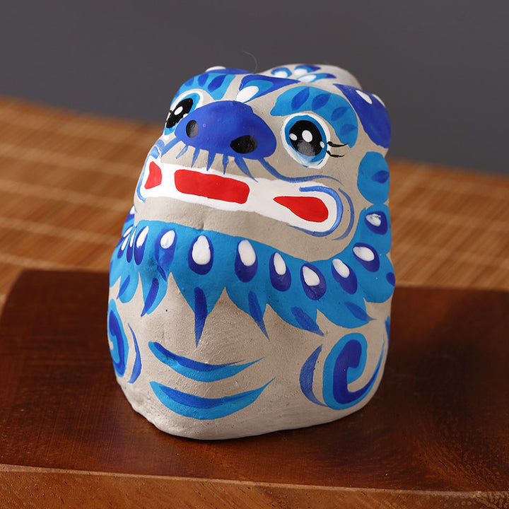Fengxiang Clay Figurines – Hand-Painted Zodiac Sculptures (Traditional Folk Art)