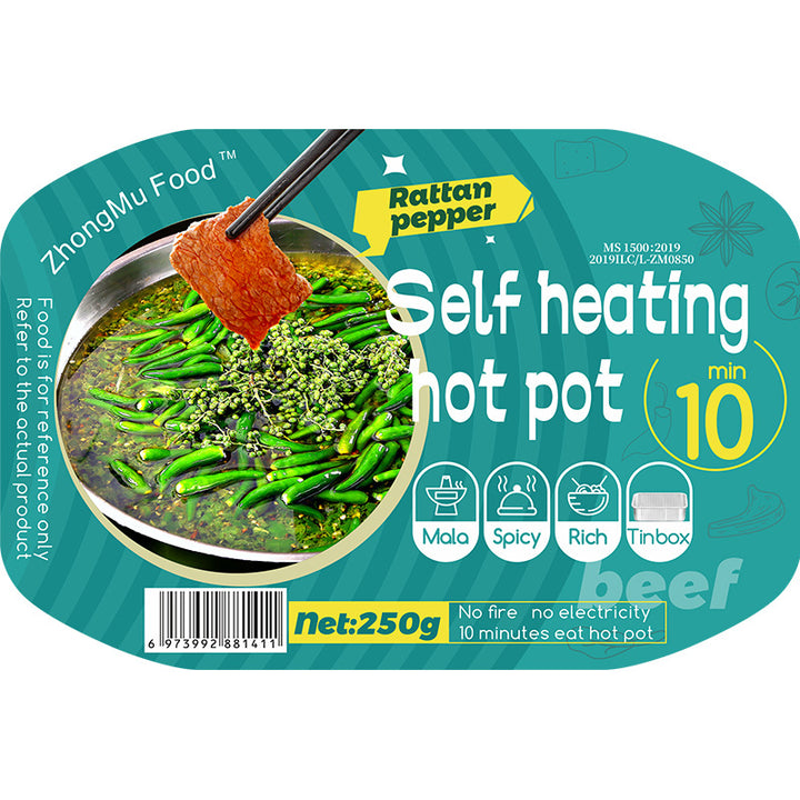 [Halal] Instant self-heating hot pot, available for export, international sales, retail, and wholesale.