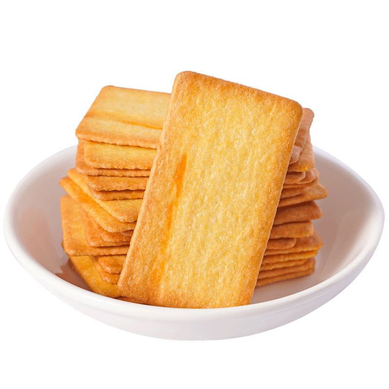 Direct Ship Rock-Baked Cheese Crispy Biscuits | Japanese-Style Thin Crisps | Office Snack