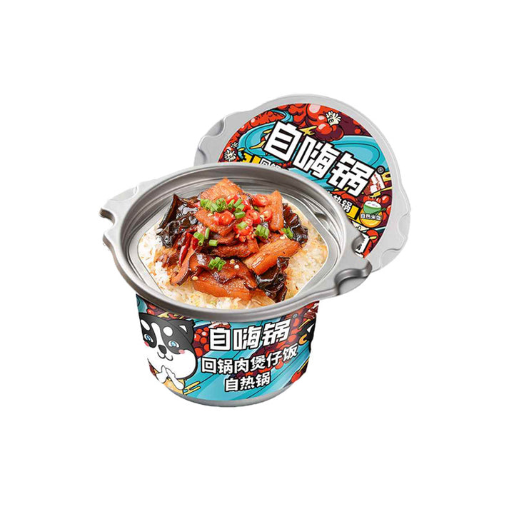 Self-heating hot pot with spicy beef, large portion, convenient instant food, spicy hot pot, perfect for late-night snacks and dormitories.