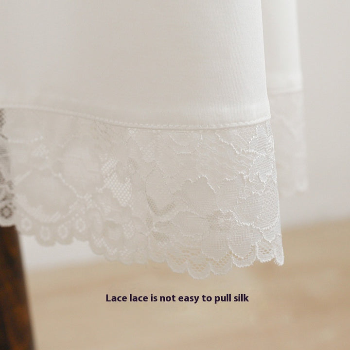 Lace Underskirt for Hanfu | Anti-Exposure Slip Skirt for Cheongsam | Elegant Layering Long Skirt
